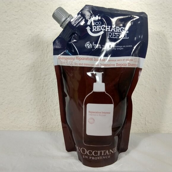 L'Occitane Intensive Repair Shampoo Refill 500 ml / 16.9 OZ NEW - Picture 2 of 5